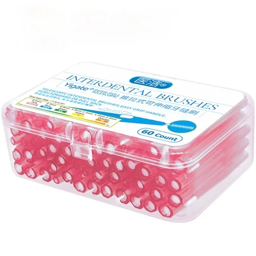 60 шт./кор. зубочистка Стоматологическая межзубная щётка 0 6 1 5 мм чистки между