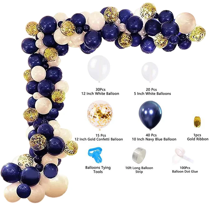 

Набор воздушных шаров, латексных, с конфетти, 109 шт./лот