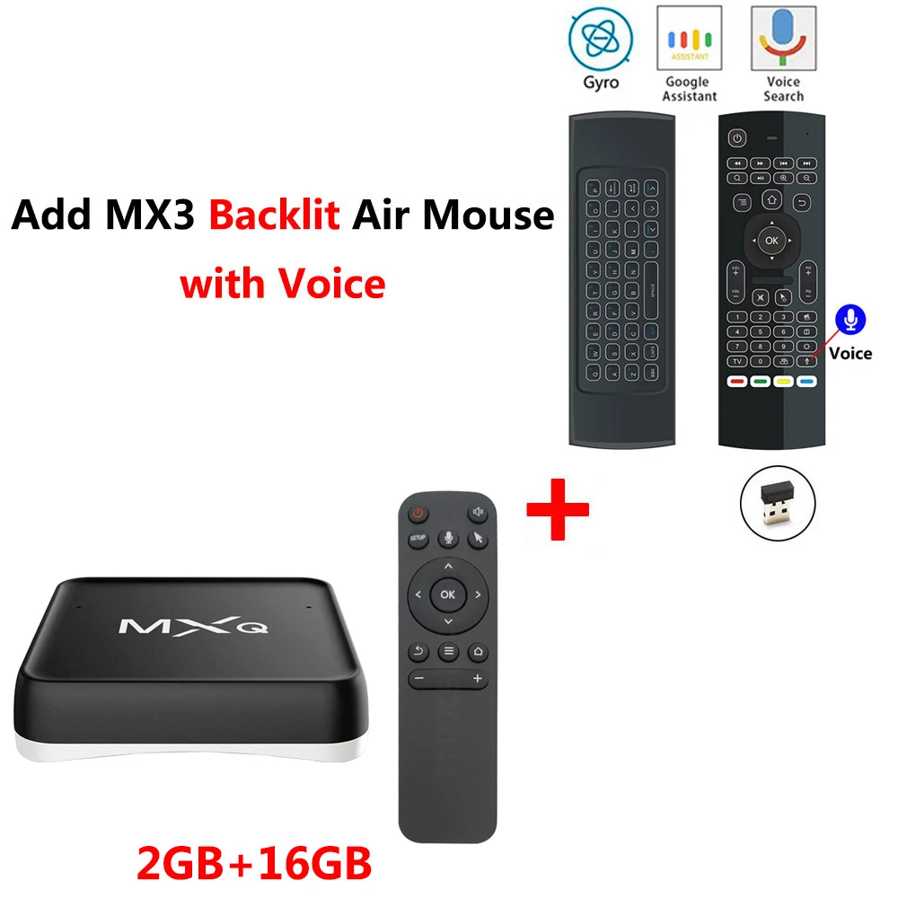 S10X add MX3L mic MXQ cube S10X ТВ Smart Android 7,1 tv Box Amlogic S905X Голосовое управление ТВ OS 4K HD медиаплеер+ AI динамик Netflix Youtube - Цвет: S10X add MX3L mic