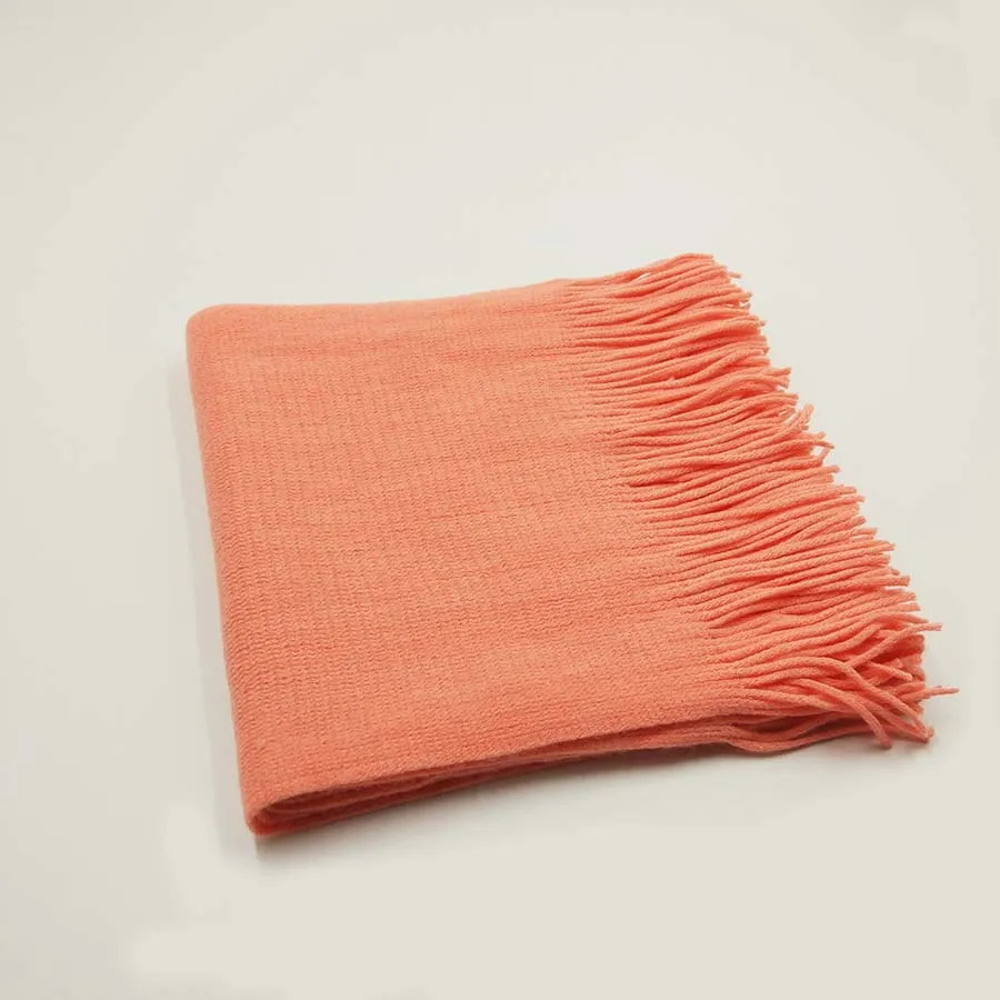 18 цветов женский розовый кашемировый шарф Зимний теплый Пашмина из мягкой ткани