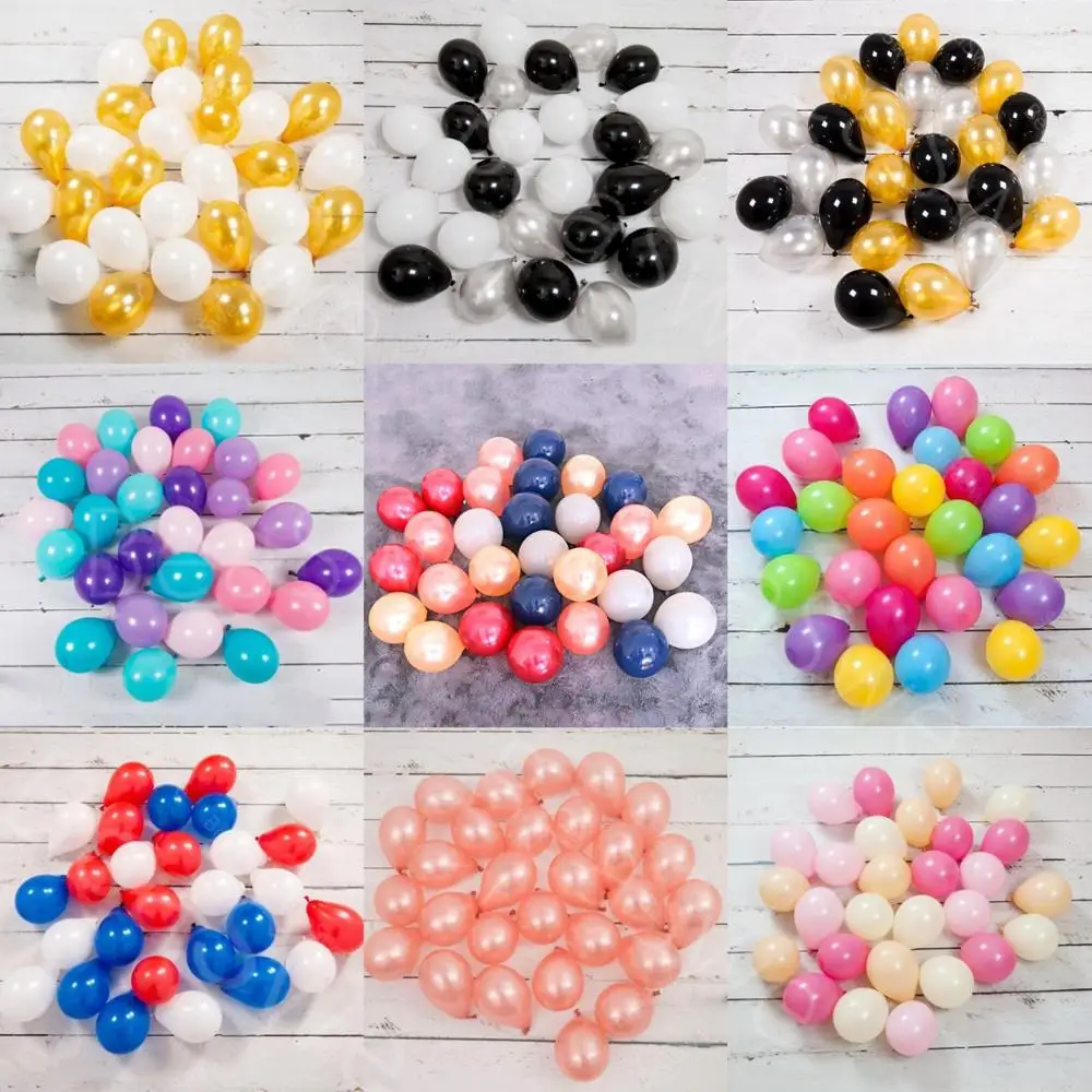 Латексные воздушные шары винно красные вечерние 20 шт. 5 дюймов|Воздушные и