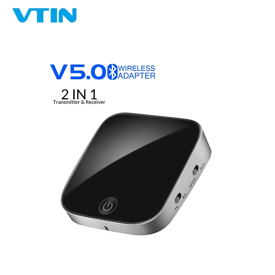 VTIN беспроводной приемопередатчик 2 4 ГГц Bluetooth 5 0 Оптическое волокно 3 мм AUX адаптер