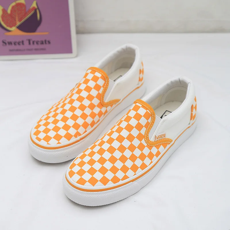 Женская парусиновая обувь на плоской подошве Кроссовки для скейтбординга Сезон