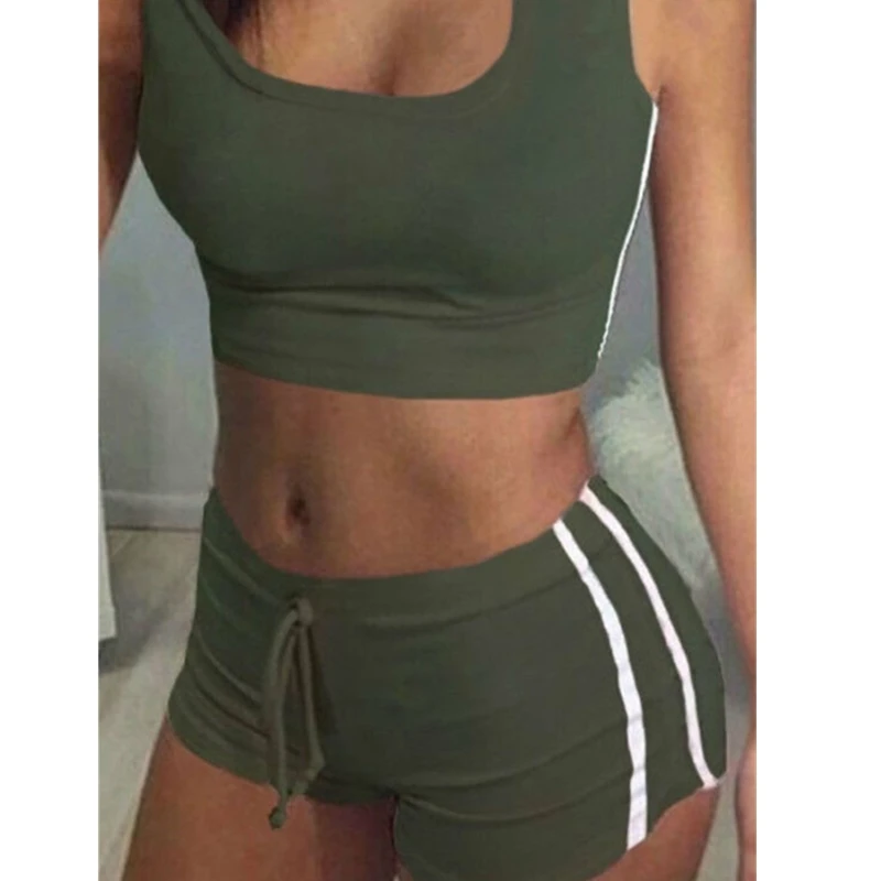 Сексуальный комплект из двух предметов спортивная одежда женская для йоги