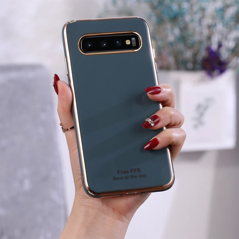 Чехол для телефона YUETUO чехол samsung galaxy s10 plus e s10e s 10 s10plus силиконовые аксессуары |