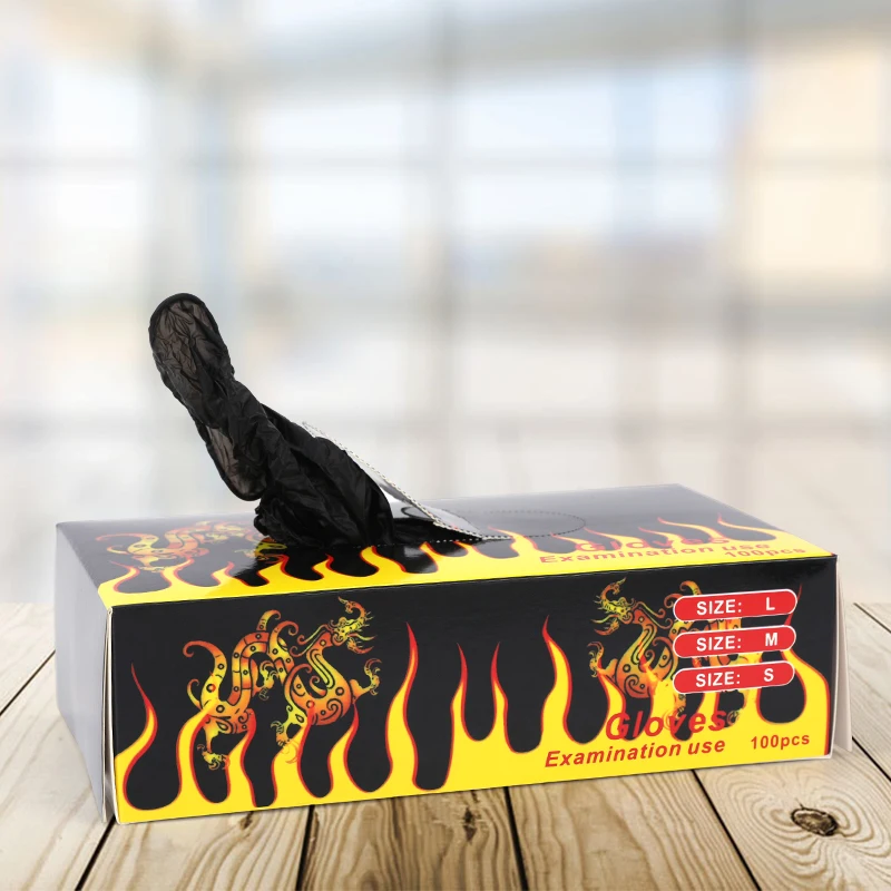 Перчатки нитриловые одноразовые латексные 100 шт. | Красота и здоровье