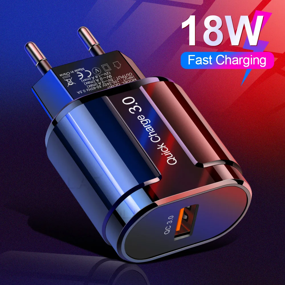 Двойное зарядное устройство USB 2.4A QC 3 0 кабель для быстрой зарядки Micro iPhone Samsung