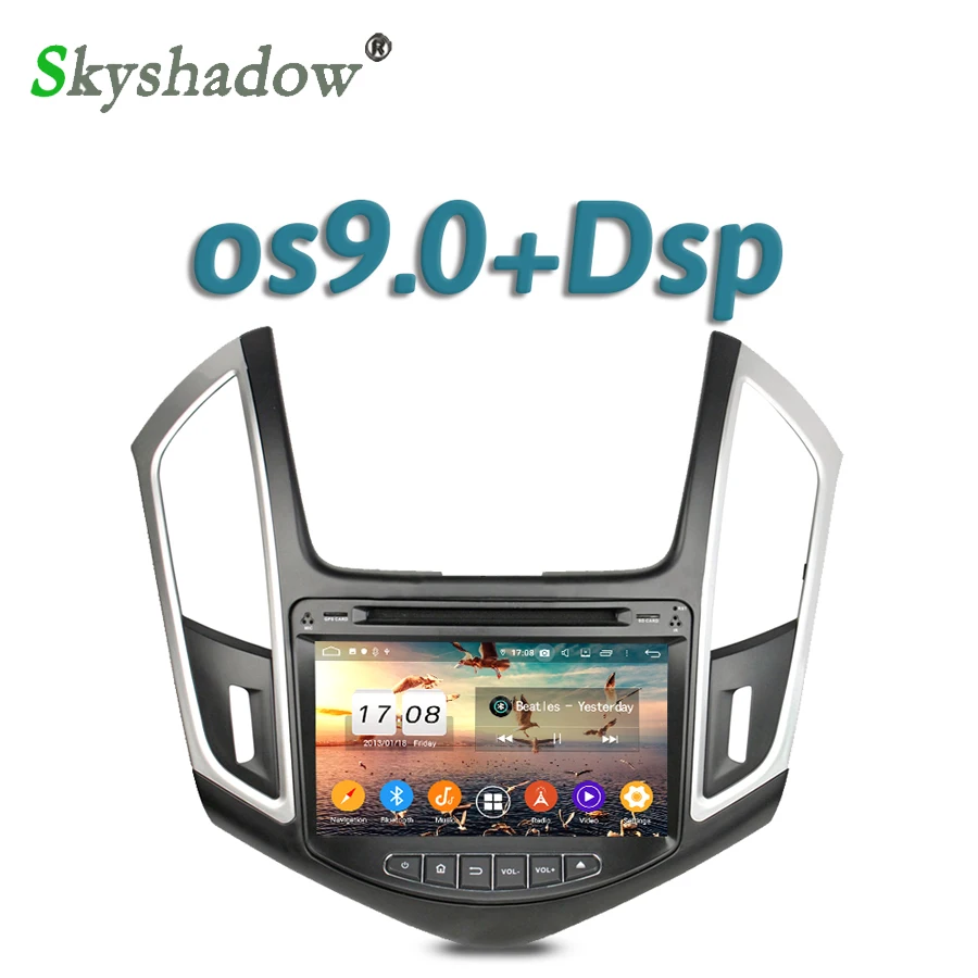 DSP Android 10 4G + 32G 8-ядерный автомобильный DVD-плеер Wifi Bluetooth 5 0 радио GPS карта AHD камера ТВ
