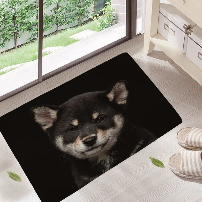 Коврики для кошек с изображением милой собаки нескользящий напольный коврик