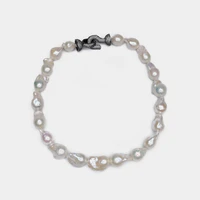 amorita boutique italy design natural baroque pearl the queen necklace