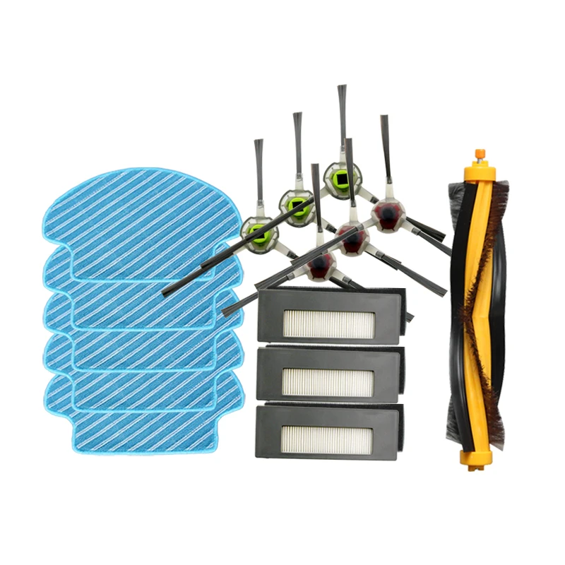 Основная роликовая боковая щетка hepa фильтр Швабра Ткань Для Ecovacs Deebot DM88 Запчасти