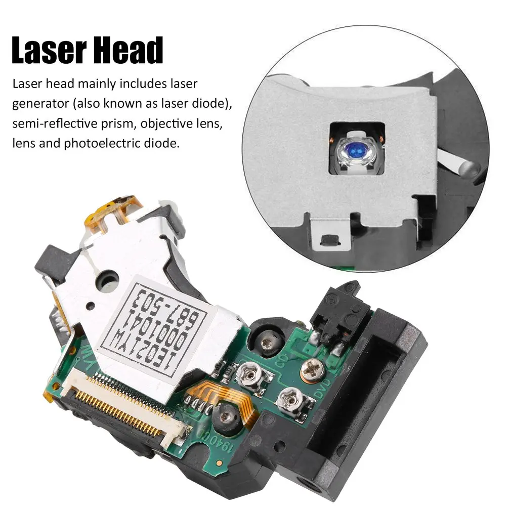 

Disk Laser Lens Deck Replacement PVR-802W Data Reading Laser Head For Sony Slim PS2 Game Console Repair Parts Game Accessories