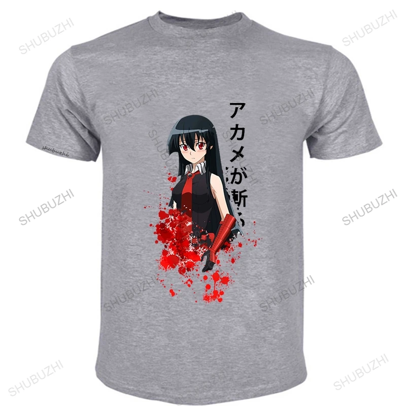 

Anime Akame Ga Kill Printed crew neck Shirts Funny Comfortable t shirt Casual Cotton shubuzhi brand Daily Funny Tees Tops