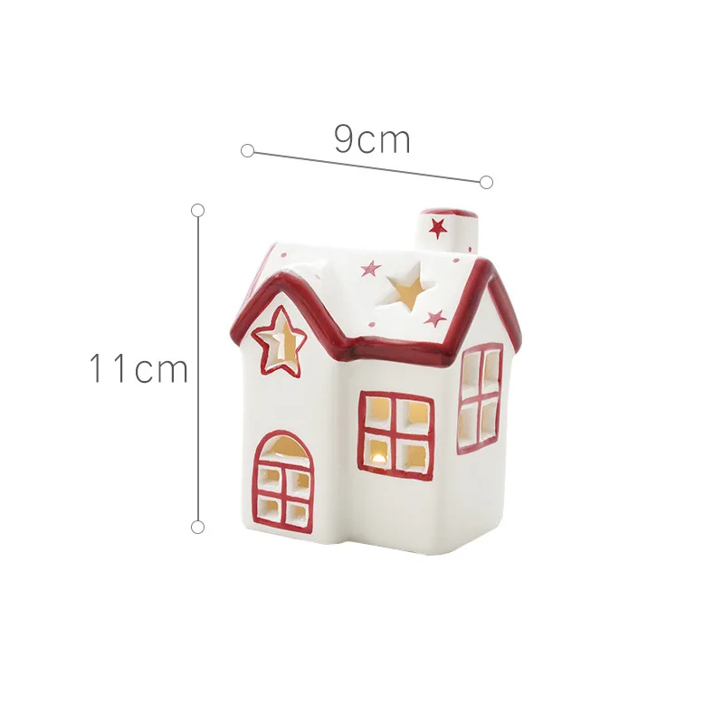 Светильник лый домик для снежного дома миниатюрные фигурки ручная работа