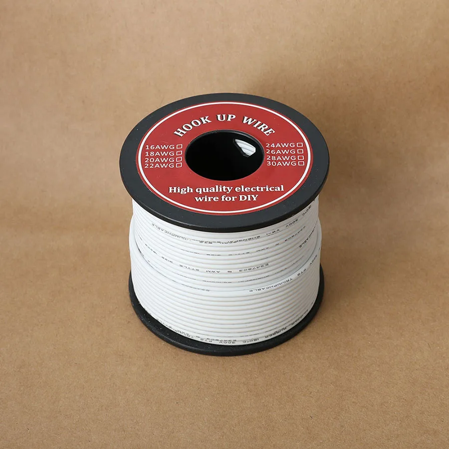 60 м/лот 196ft Hook-up многожильный провод 22 AWG UL3132 гибкий электрический провод с силиконовой оплеткой резиновая Изолированная Луженая Медь 300 в 6 цветов
