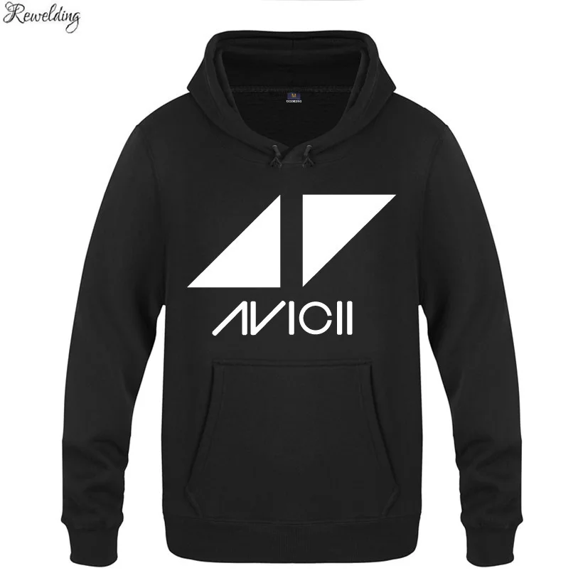 Рок-н-ди-Джея Avicii толстовки с принтом для мужчин в стиле хип-хоп флисовый пуловер