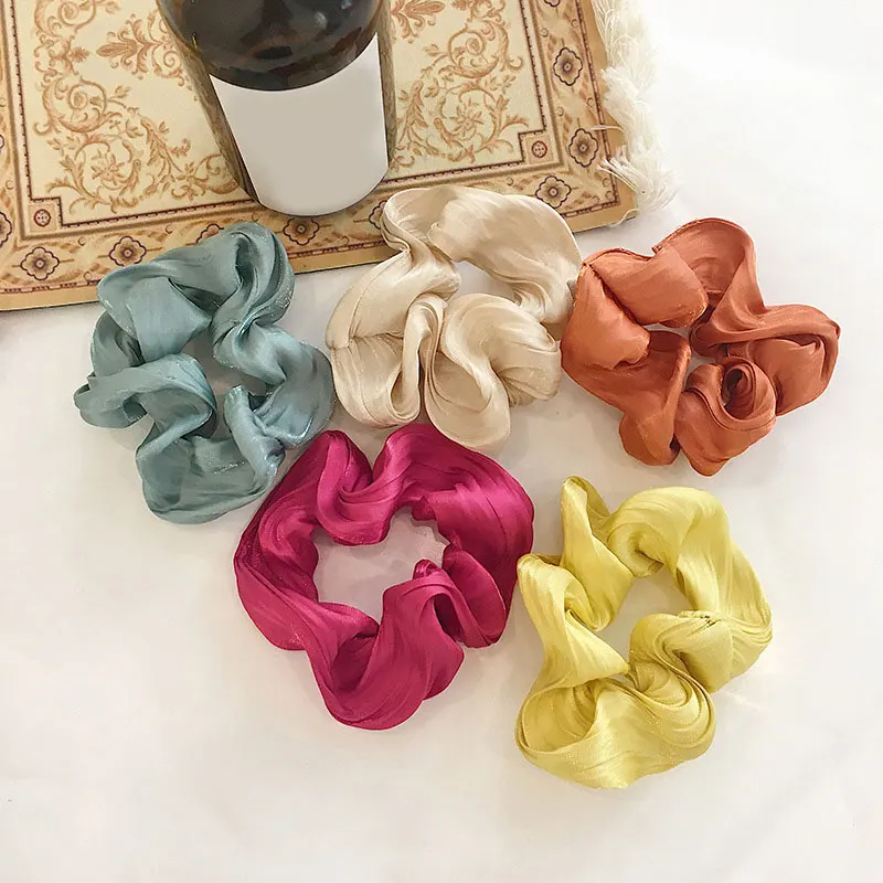 1 шт. милые разноцветные волнистые резинки для волос женщин девочек повседневные