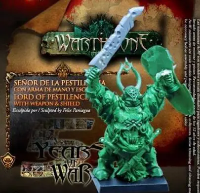 

model kit resin kit Avatars of War 28210 contaminant lords sword shield Limited Edition