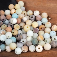 10mm 10pcspack large hole loose beads natural semi precious stone graphite scrub round beads hole size 3mm