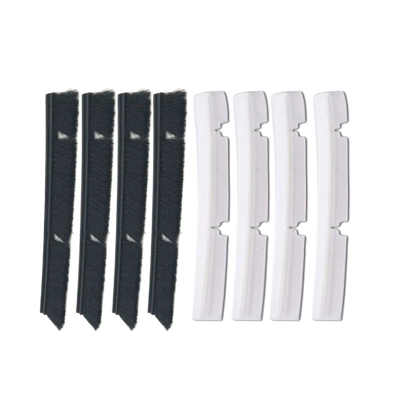 AD 4xSilicone лезвия + 4 xbrasses Замена для Neato Botvac 70e 75 80 85 все D Series Соединенные детали