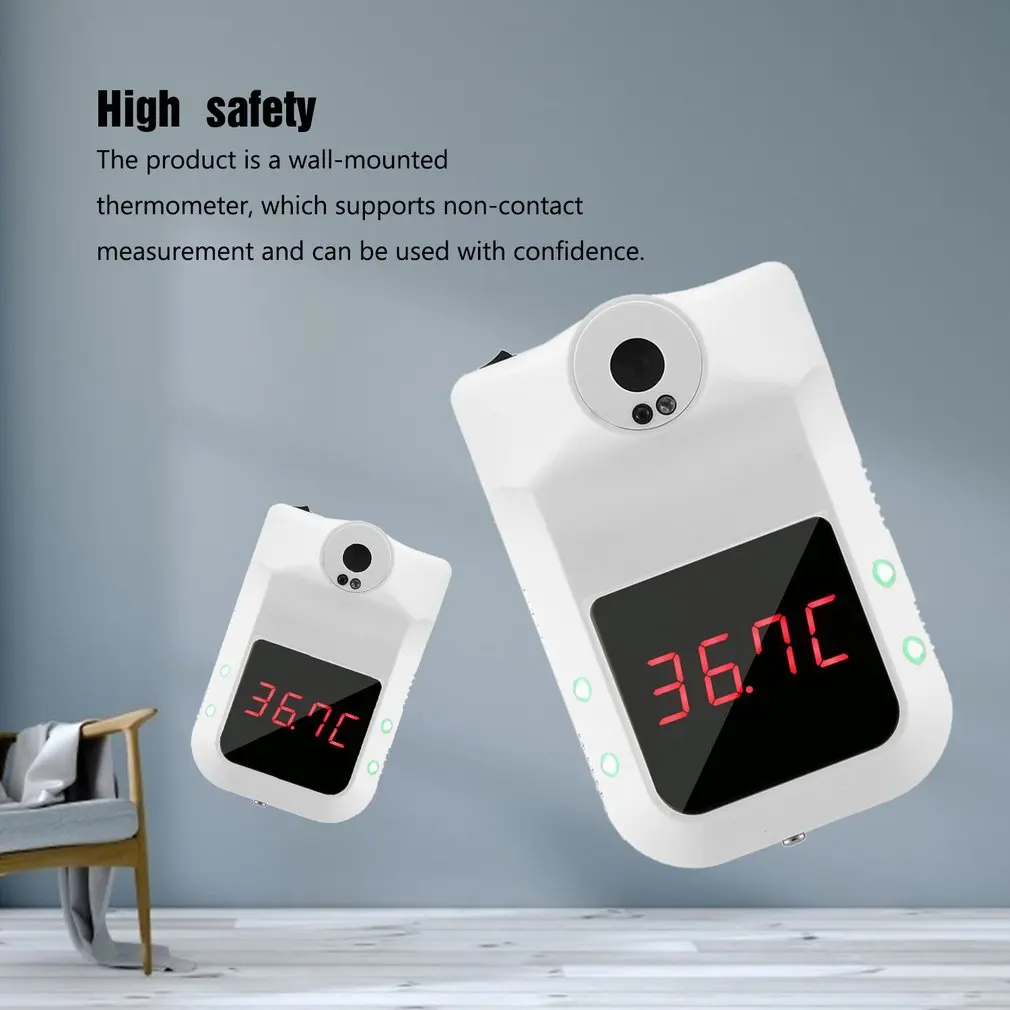

Non-Contact Wall-Mounted Digital Infrared Thermometer with 210cm Tripod Stand K9 1000ml Automatic Sensor Soap Dispenser