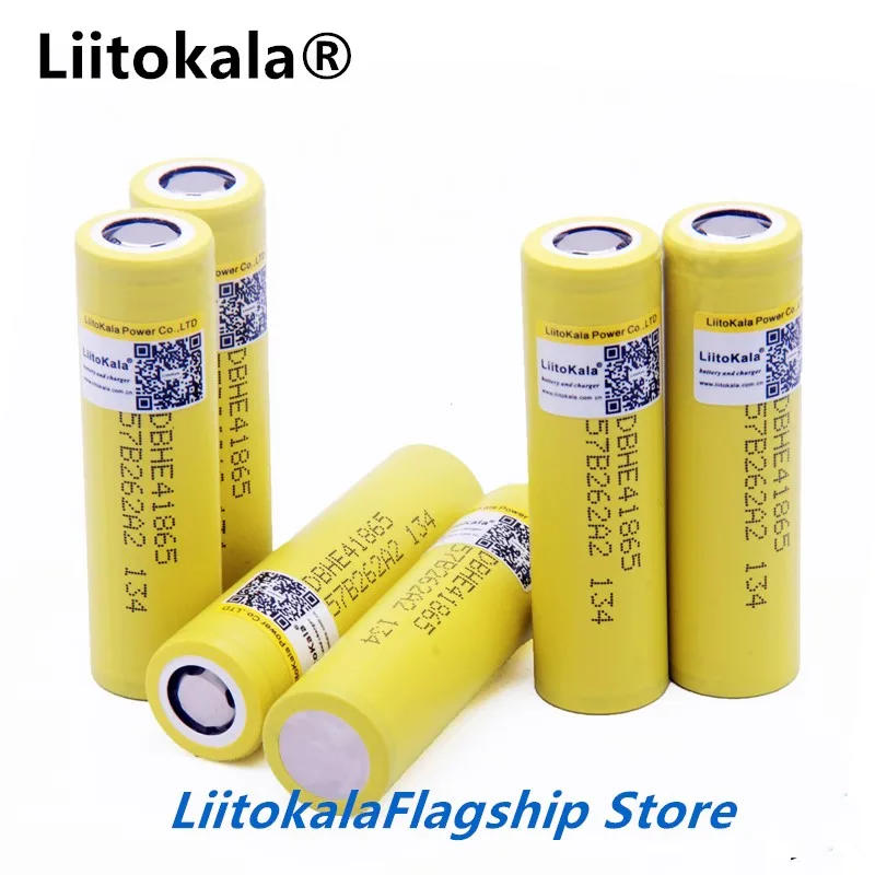 LiitoKala HE4 2500 мАч литий ионный аккумулятор 18650 аккумуляторная батарея 3 7 В