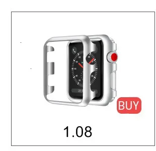 Прочный армированный резиновый чехол для Apple Watch 4, 3, 2, 1, 40 мм, 44 мм, защитный термополиуретановый защитный чехол для Iwatch 42 мм