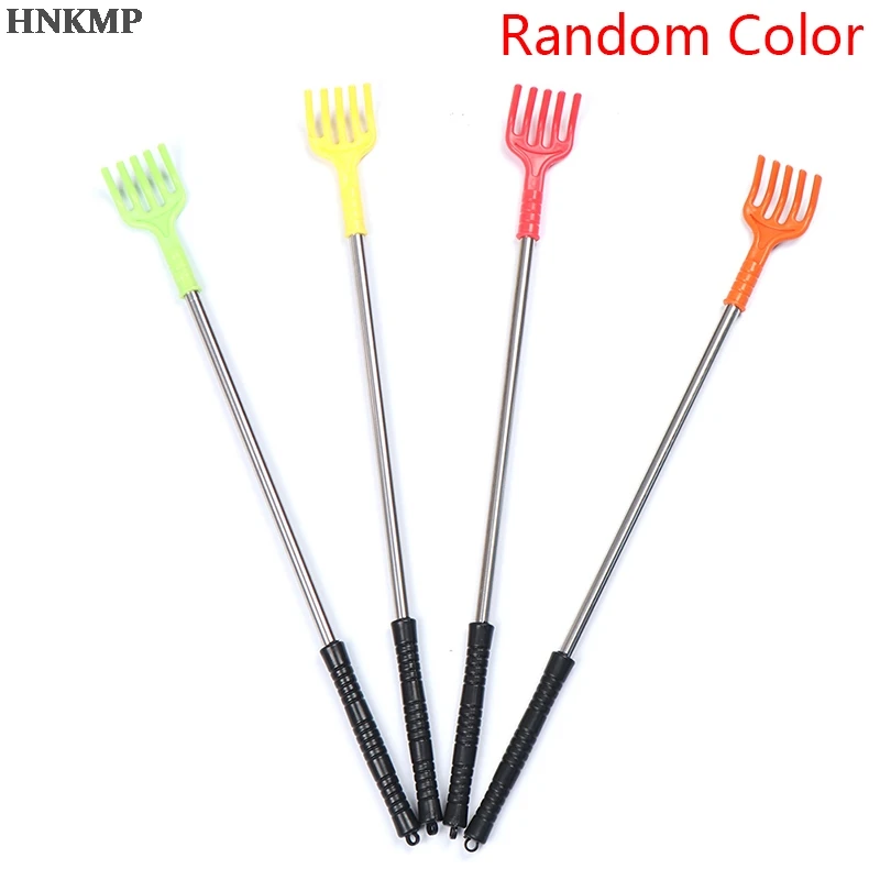 Телескопический выдвижной держатель для чесания спины массаж тела Плюмаж зуда