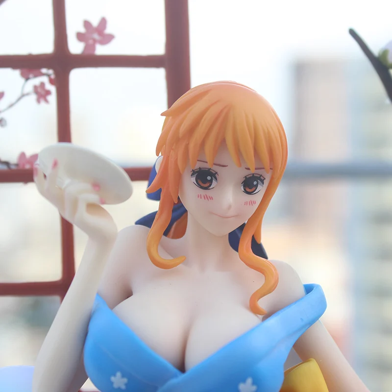 Аниме One Piece GK Sexy Girls 1/6 статуя кимоно Nami Ver. ПВХ Коллекционная модель фигурки |