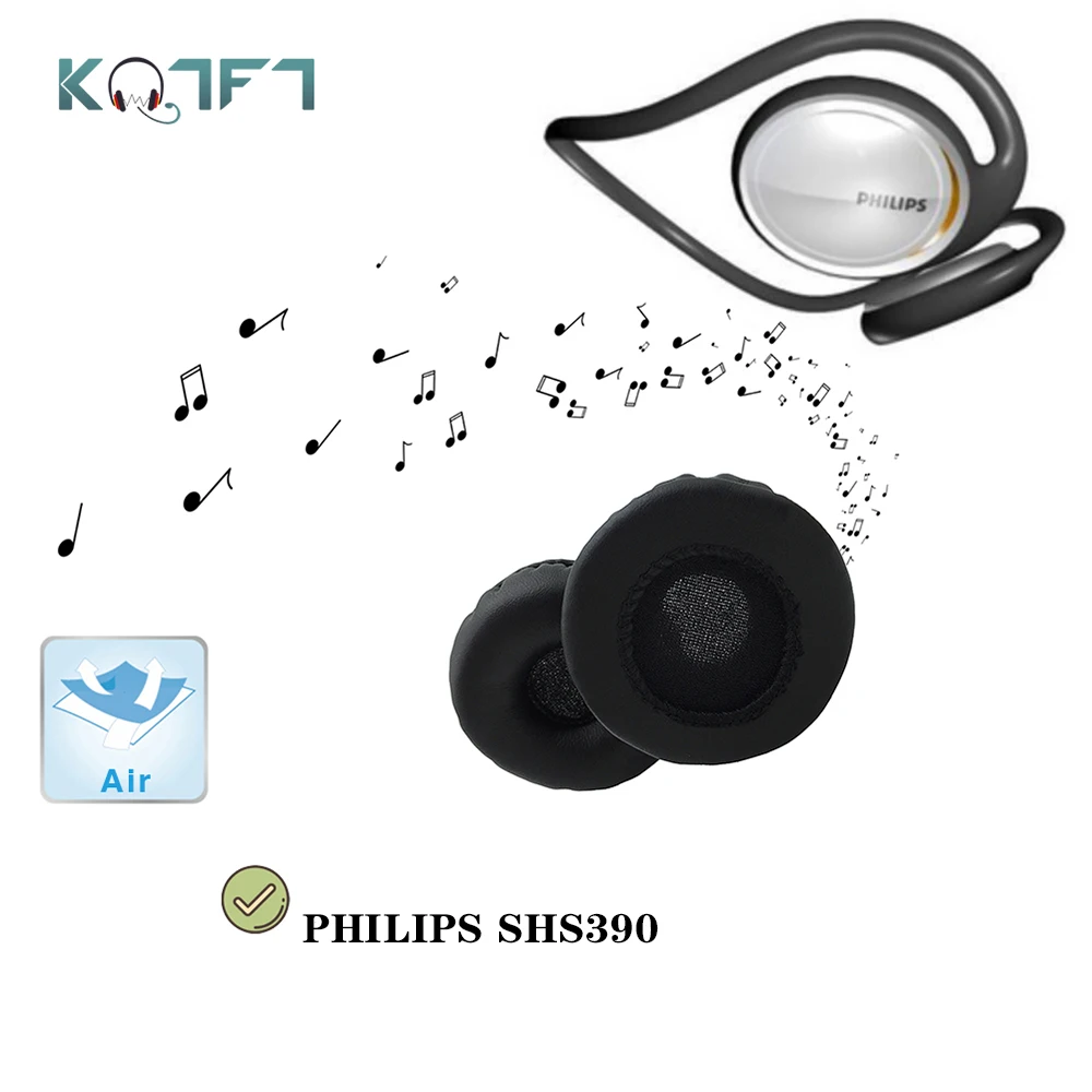 1 комплект сменных амбушюров KQTFT для гарнитуры PHILIPS SHS390, чехол для подушки, чашки