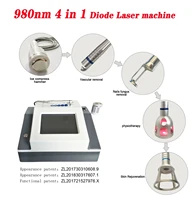 2022 newest multifunctional beauty machine 4 in 1 spider vein removal 980nm diode laser vascular removal machine