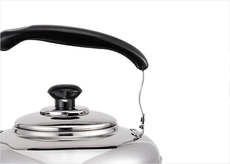 Высококачественный толстый чайник со свистком из нержавеющей стали большой