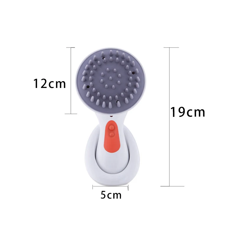 

Electric Scalp Massager Vibration Head Relax Spa Therapy Massage Electronic Brush Waterproof For Hair Growth Neck Body Massage