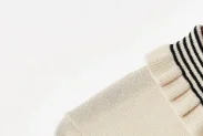 

2020 Autumn and Winter New Doll Collar Pearl Button Sweater