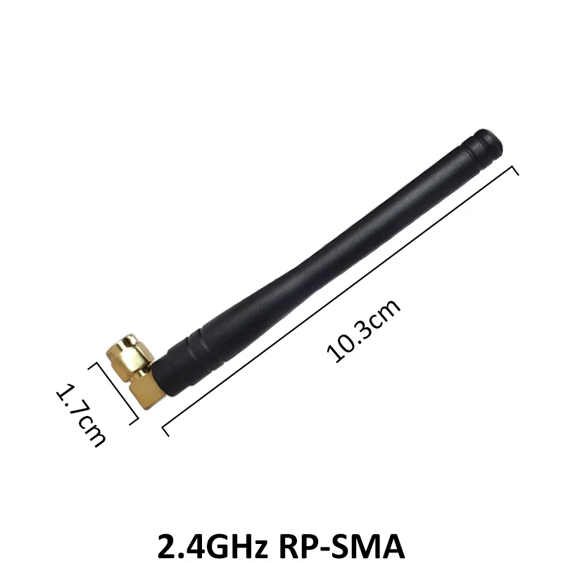 GRANDWISDOM 5pcs 2.4G antenna 3dbi sma female wlan wifi 2.4ghz antene pbx iot module router tp link signal receiver antena