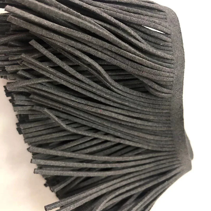 1 ярд бахрома кожа замша кисточкой кружева юбка сумка для одежды ручной работы DIY