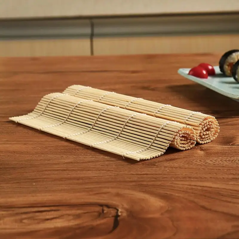 Бамбуковая система коврик для суши антипригарный ролик ручной роллер