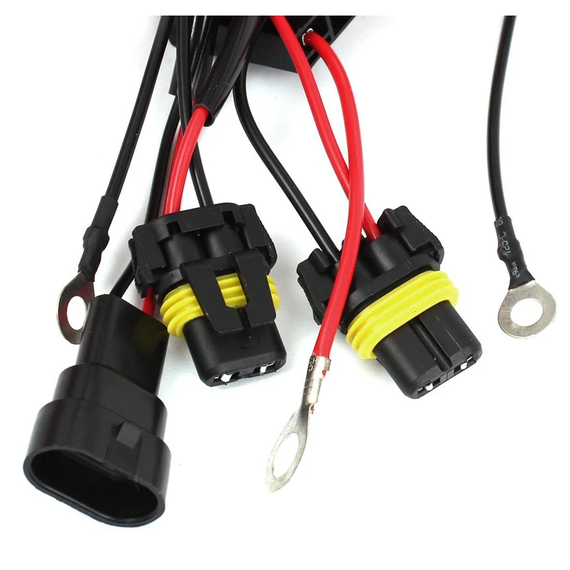 Xenon HID Реле преобразования жгут проводов H11 9005 9006 12V 40A|Монтажный жгут| |