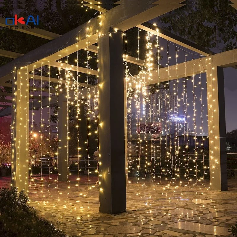 

Remote LED String Lights Curtain USB Battery Fairy Lights Garland Led Wedding Party Christmas for Home Room Decor Baby Shower