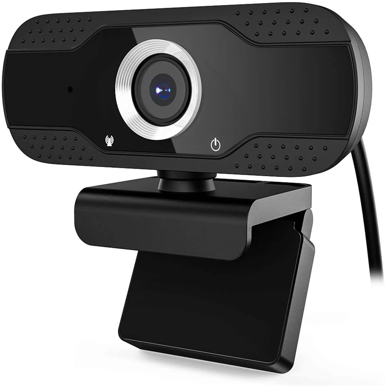 

Антишпионская ПК-камера с микрофоном, вращающаяся камера для прямого видео, full hd 1080P, веб-камера с клипсой для видеозвонков и видеоконференц...