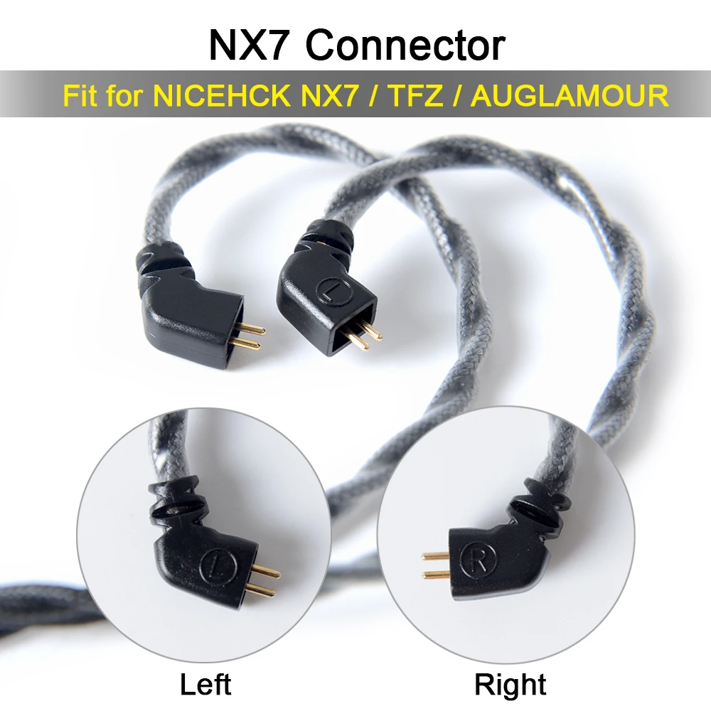 

NICEHCK C4-1 3,5 2,5 4,4 MMCX 2Pin QDC NX7 Pin LZ A7 MK3 Moondrop TANCHJIM