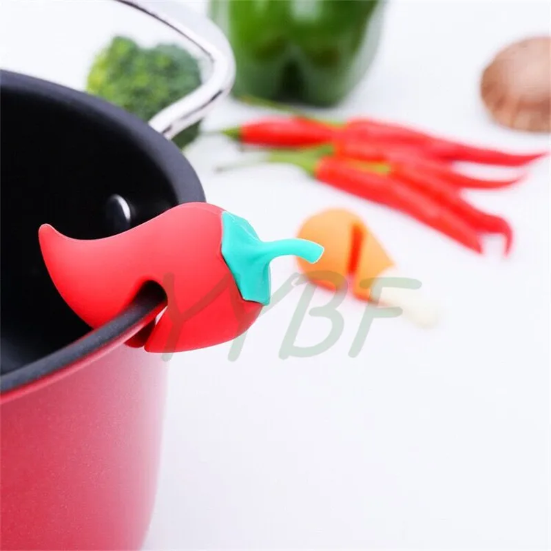 

Prevent Overflow Practical Kitchen Gadgets Creative Pot Covers Anti-overflow Kitchen Tool Carrot Chili Saxophone Drumstick Shape