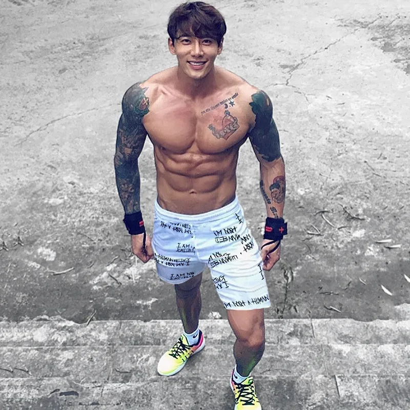 Шорты мужские спортивные хлопок модные повседневные штаны для баскетбола