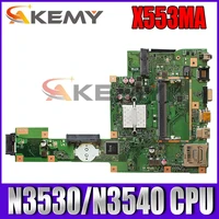 x553ma laptop motherboard for asus x553ma x553m a553m d553m f553ma k553m origina mainboard with n3530n3540 4 core 100 tested