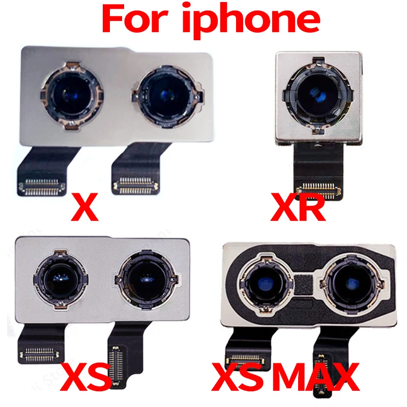 

Original For iPhone X XR Rear Camera Flex Cable Ribbon Main Camera Module For iPhone XS MAX Back Camera Replacement Repair Parts