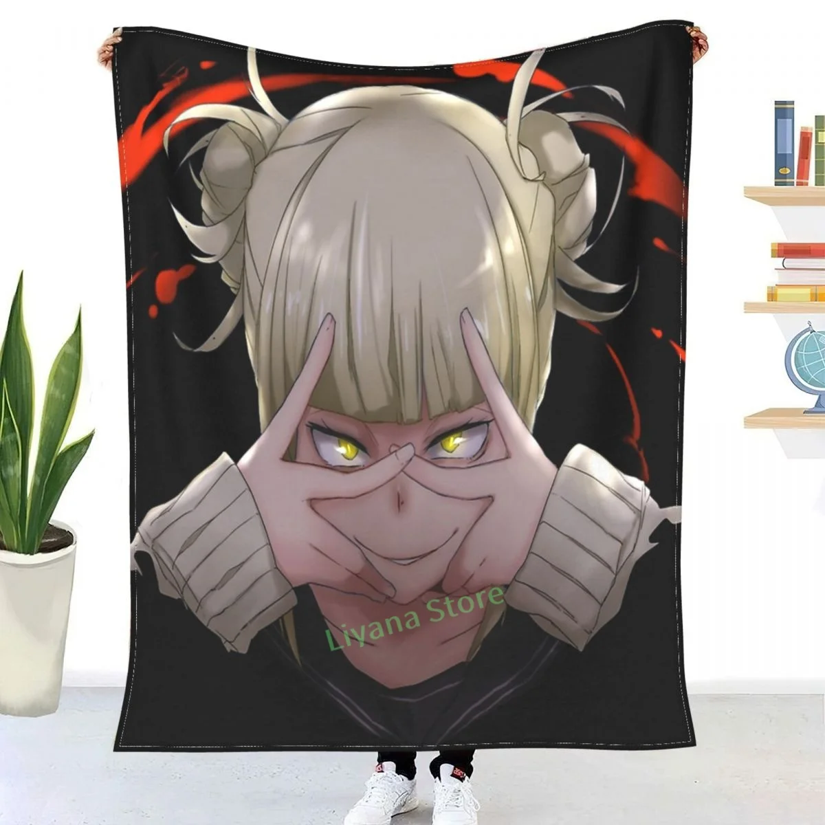 

Himiko Toga Throw Blanket 3D printed sofa bedroom decorative blanket children adult Christmas gift