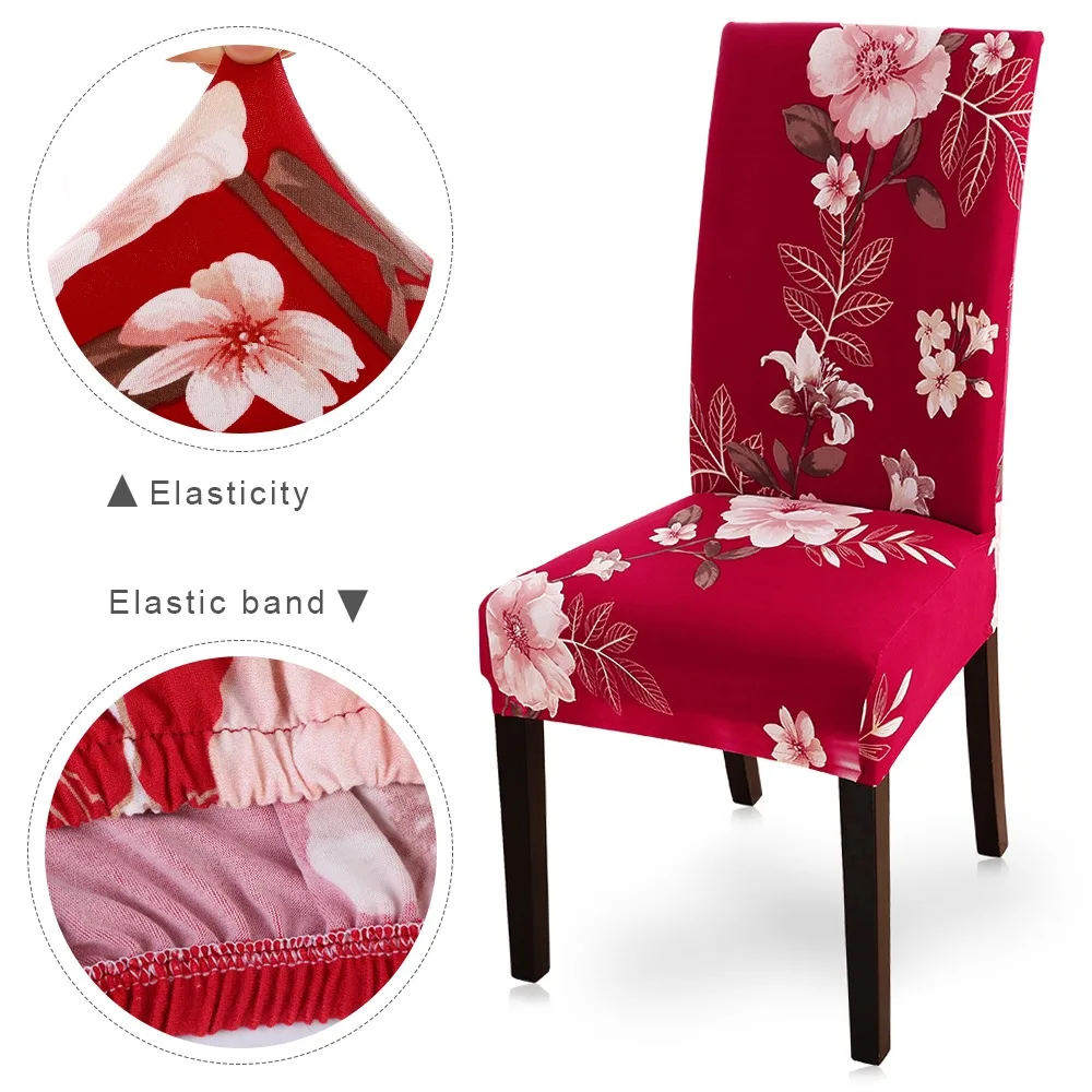 Чехол на рождественское кресло эластичный чехол из спандекса для стула съемный