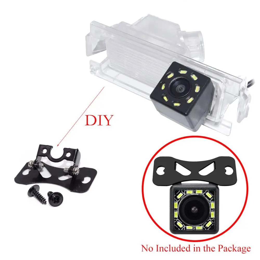 Автомобильный 4 3 дюймовый TFT монитор в зеркале светодиодный ная камера заднего