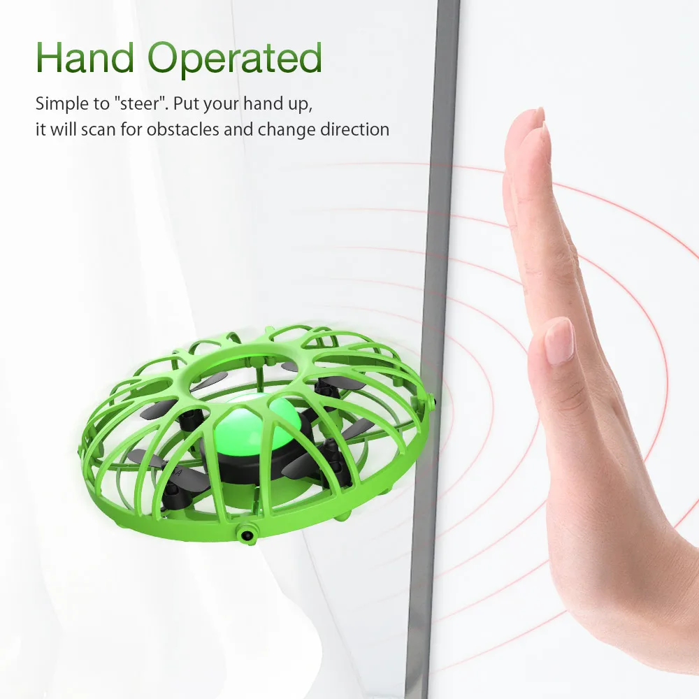 Eachine E111 мини-Дрон ручной летающий самолет Квадрокоптер электронная модель инфракрасная индукция Intlligent RC игрушки для детей
