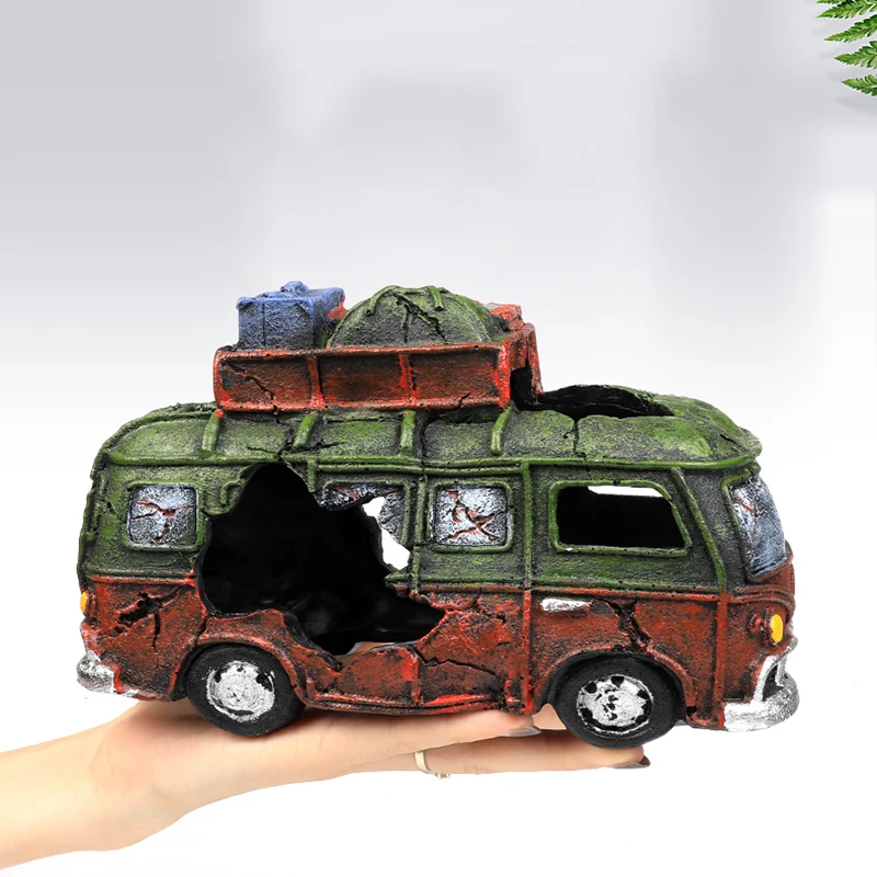 Садок для рыбы Пейзаж украшения раковины домик креветок моделирование морского